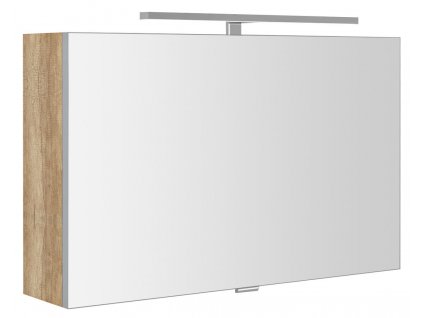 Sapho CLOE galérka s LED osvetlením 80x50x18cm, dub Alabama CE080-0022