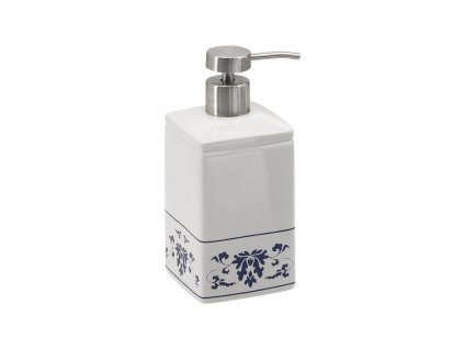 Gedy CIXI dávkovač mydla na postavenie, porcelán, modrá/biela CX8189