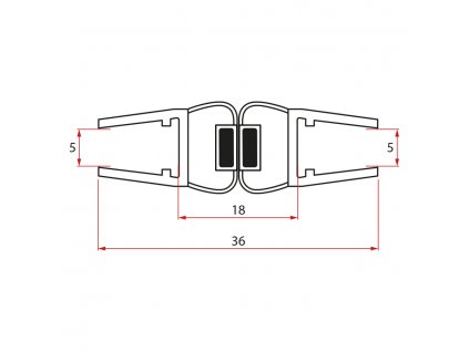 ARLETA Set magnetických tesnení NDHLS-3