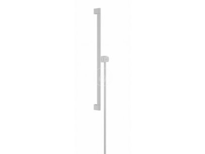 Hansgrohe Unica Sprchová tyč 95 cm, so sprchovou hadicou, matná biela 24405700-HG