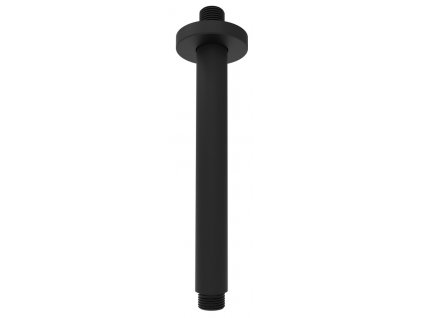 Sapho Stropní sprchové ramienko, guľaté, 200mm, čierna mat 1205-05B