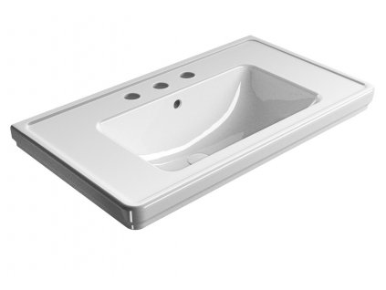GSI CLASSIC keramické umývadlo 90x50cm, 3 otvory, biela ExtraGlaze 8788311