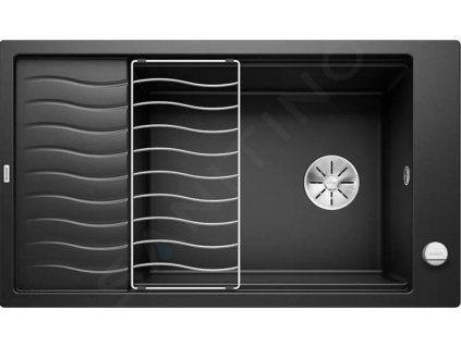 Blanco Elon XL 8 Silgranitový drez, 860x500 mm, s príslušenstvom, InFino, čierna 525885