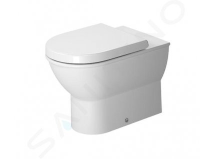 Duravit Darling New Stojace WC, zadný odpad, s WonderGliss, alpská biela 21390900001