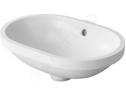 Duravit Bathroom_Foster Umývadlo zápustné, 430x280 mm, s WonderGliss, alpská biela 03364300001