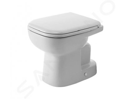 Duravit D-Code Stojace WC, spodný odpad, s HygieneGlaze, alpská biela 21100120002