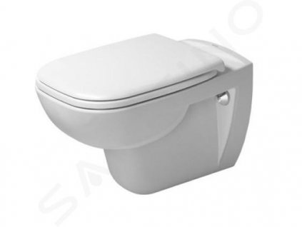 Duravit D-Code Závesné WC, Rimless, HygieneGlaze, biela 25700920002