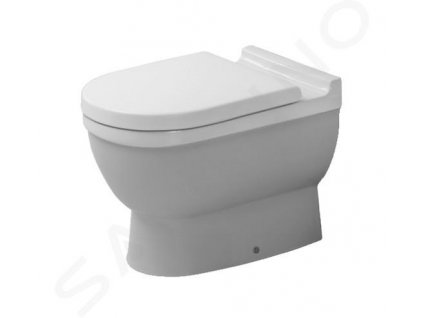 Duravit Starck 3 Stojace WC, zadný odpad, s HygieneGlaze, alpská biela 0124092000