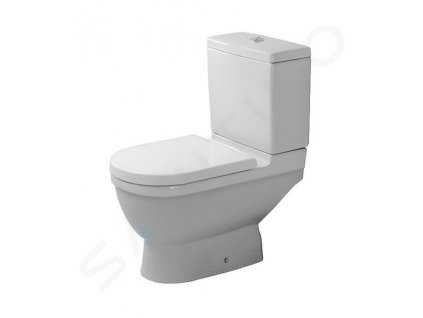 Duravit Starck 3 WC kombi misa, spodný odpad, s HygieneGlaze, alpská biela 0126012000