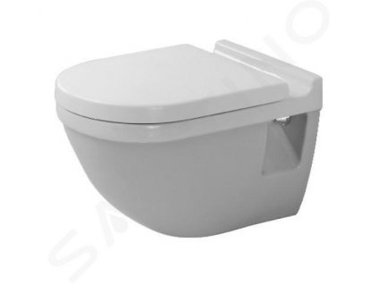 Duravit Starck 3 Závesné WC, s plochým splachovaním, s HygieneGlaze, alpská biela 2201092000