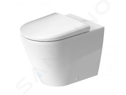 Duravit D-Neo Stojace WC, zadný odpad, Rimless, biela 2003090000