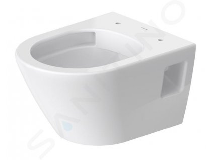 Duravit D-Neo Závesné WC, Rimless, HygieneGlaze, biela 2587092000
