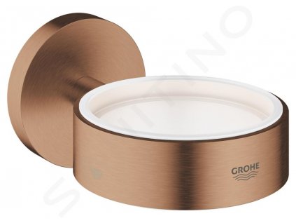 Grohe Essentials Držiak pohára/mydlovničky, kefovaný Warm Sunset 40369DL1-GR