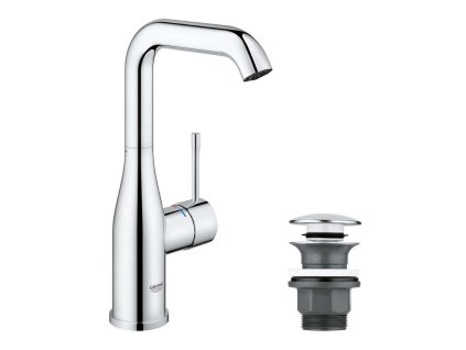 Grohe Essence New Umývadlová batéria s výpustom Push-Open, chróm 23799001-GR