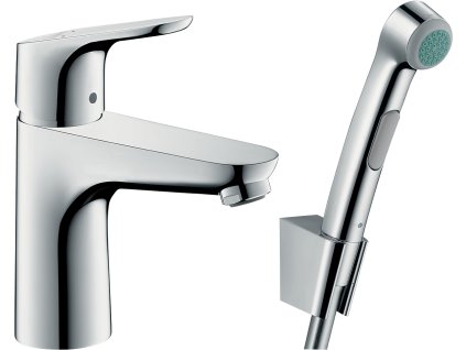 Hansgrohe Focus E2 Umývadlová batéria 100, s ručnou sprchou Bidette, chróm 31927000-HG