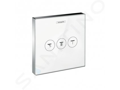 Hansgrohe Shower Select Podomietkový ventil na 3 spotrebiče, biela/chróm 15736400-HG