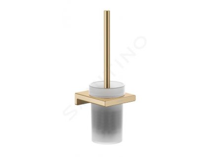 Hansgrohe AddStoris WC kefa nástenná, matné sklo/kefovaný bronz 41752140-HG