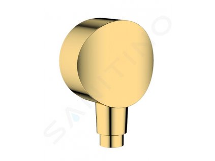 Hansgrohe Fixfit Sprchové kolienko S so spätným ventilom, leštený vzhľad zlata 26453990-HG