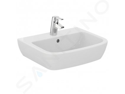 Ideal Standard Tempo Umývadlo, 550x450x185 mm, s prepadom, s 1 otvorom na batériu, biela T058601