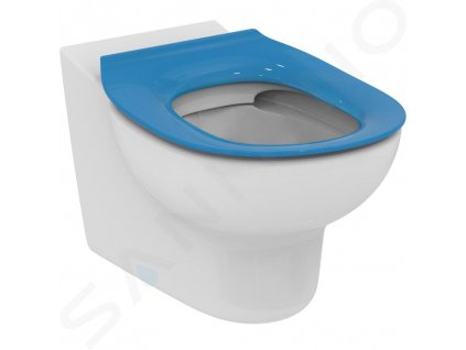 Ideal Standard Contour 21 WC sedadlo detské 7 – 11 rokov (S3128 a S3126) bez poklopu, modrá S454536
