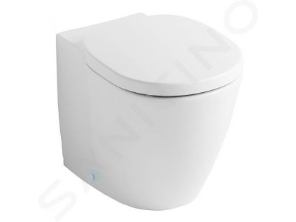 Ideal Standard Connect Stojace WC s hlbokým splachovaním, zadný/spodný odpad, s Ideal Plus, biela E8231MA