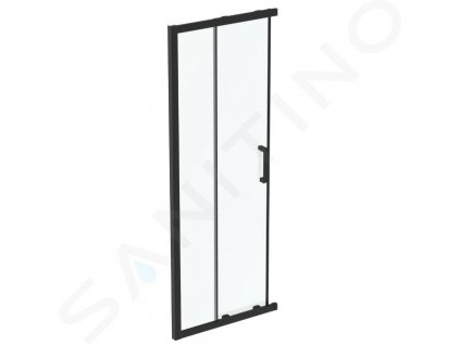Ideal Standard Connect 2 Posuvné sprchové dvere, dvojdielne, 800 mm, čierna/číre sklo K9259V3
