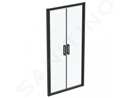 Ideal Standard Connect 2 Sprchové dvere 900 mm, čierna/číre sklo K9294V3