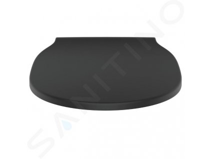 Ideal Standard Connect Air WC doska wrapover, Soft-Close, čierna E0368V3