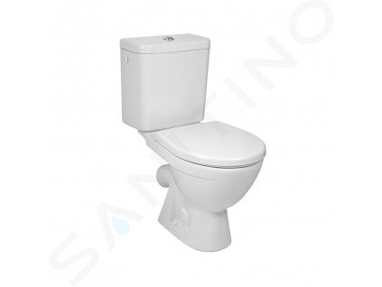 Jika Lyra plus WC kombi, zadný odpad, Dual Flush, biela H8263840002413