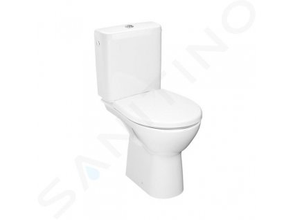 Jika Lyra plus WC kombi set s nádržkou, vodorovný odpad, Rimless, biela H8273860002801