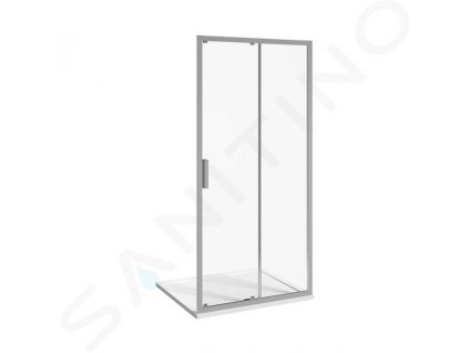 Jika Nion Sprchové dvere dvojdielne L/P, 1000 mm, Jika perla Glass, strieborná/transparentné sklo H2422N30026681