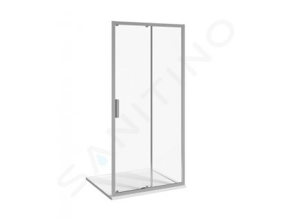 Jika Nion Sprchové dvere dvojdielne L/P, 1400 mm, Jika perla Glass, strieborná/transparentné sklo H2422N80026681