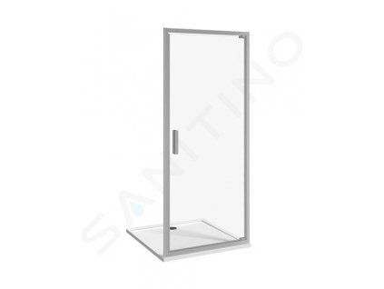 Jika Nion Sprchové dvere pivotové jednokrídlové L/P, 800 mm, Jika perla Glass, strieborná/transparentné sklo H2542N10026681