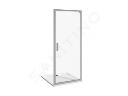 Jika Nion Sprchové dvere pivotové jednokrídlové L/P, 1000 mm, Jika perla Glass, strieborná/transparentné sklo H2542N30026681