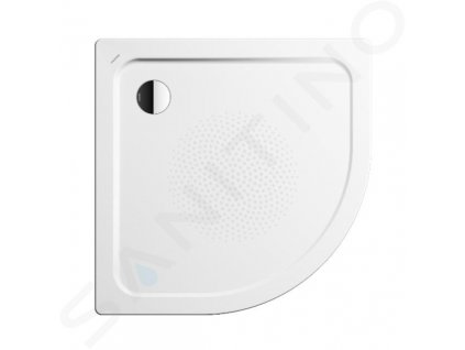Kaldewei Ambiente Štvrťkruhová sprchová vanička Arrondo 880-2, 900x900 mm, antislip, polystyrénový nosič, biela 460435000001