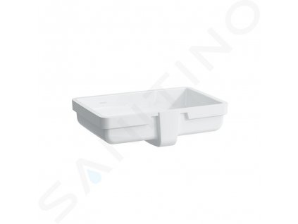 Laufen Living Vstavané umývadlo, 545 mm x 360 mm, biela – obojstranne glazované H8124300001551