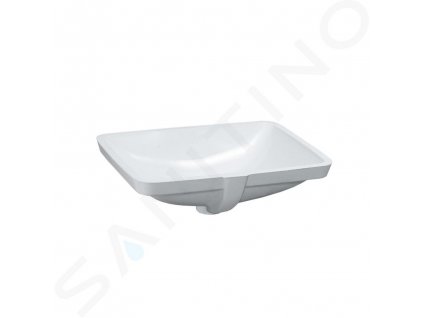 Laufen Pro A Vstavané umývadlo, 490x360 mm, bez otvoru na batériu, biela H8119610001091