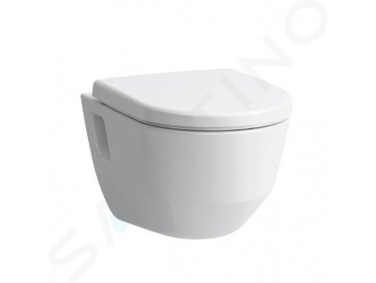 Laufen Pro Závesné WC, 530x360 mm, Rimless, s LCC, biela H8209644000001