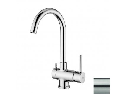 Paffoni Stick Drezová batéria s uzatváracím ventilom, nerezová SK184ST