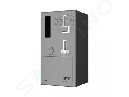 Sanela Automaty Mincový automat dverového zámku s GSM, antivandal, matná nerezová SLZA 40G