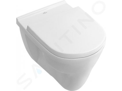 Villeroy & Boch O.novo Závesné WC, ploché splachovanie, CeramicPlus, biela 566210R1