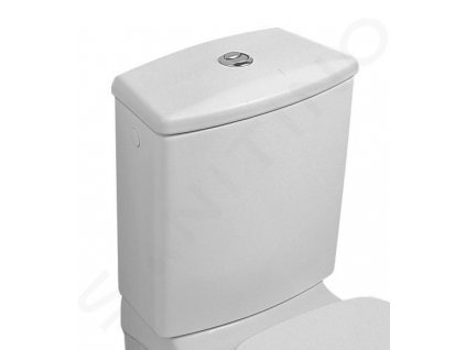 Villeroy & Boch O.novo WC nádržka kombi, zadný/bočný prívod, CeramicPlus, alpská biela 7796G1R1