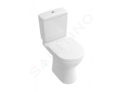 Villeroy & Boch O.novo WC kombi misa, zadný odpad, CeramicPlus, alpská biela 566110R1