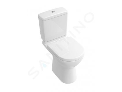 Villeroy & Boch O.novo WC kombi misa, zadný odpad, DirectFlush, alpská biela 5661R001
