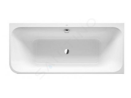 Duravit Happy D.2 Vaňa, 1800x800 mm, s panelom, pravá, biela 700317000000000