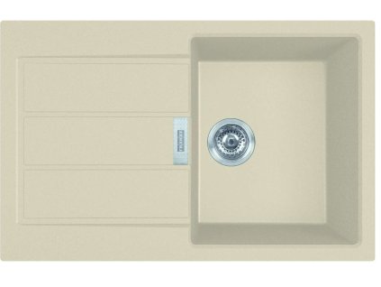 Franke Sirius 2.0 Tectonitový drez S2D 611-78, 78x50 cm, béžová 143.0670.896