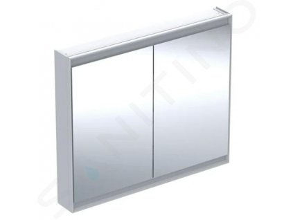 Geberit ONE Zrkadlová skrinka s LED osvetlením, 1050x900x150 mm, 2 dvierka, biela 505.814.00.2