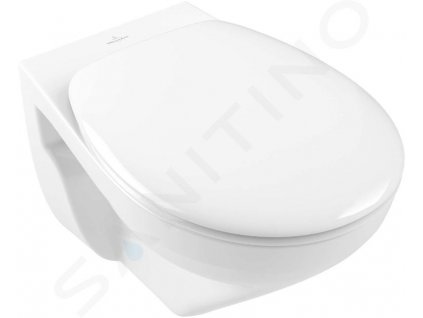Villeroy & Boch O.novo Závesné WC, DirectFlush, CeramicPlus, alpská biela 7682R0R1