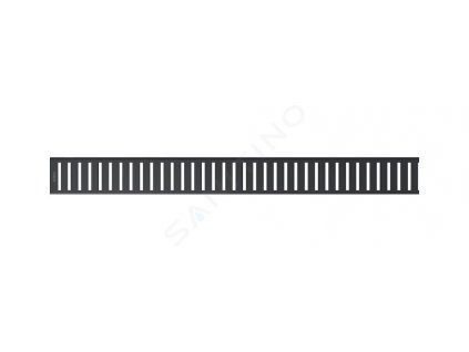 Alcadrain Rošty Rošt na líniový podlahový žľab 550, matná čierna PURE-550BLACK