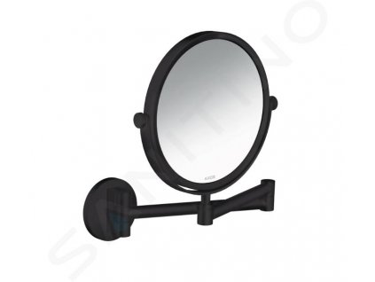 Axor Universal Circular Kozmetické zrkadielko, matná čierna 42849670-AX